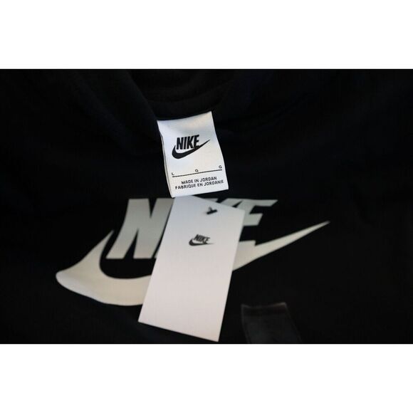Nike FD2988-010 Big Kids' Sz L Black Sportswear Club Fleece Hoodie - Picture 4 of 7